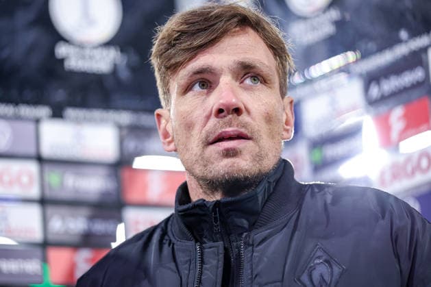 2026.03.11, Fußball, DFB-Pokal Frauen, SGS Essen - SV Werder Bremen, Viertelfinale, Stadion an der Hafenstraße, Damen, Saison 2025 2026: Clemens Fritz (Werder Bremen Geschäftsführer Profifußball) DFB regulations prohibit any use of photographs as image sequences and or quasi-video. Nordrhein-Westfalen Deutschland
