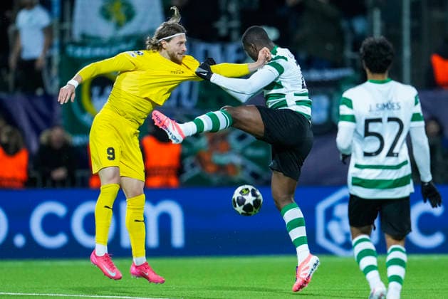 Football, Champions League 2025 2026 Bodo Glimt Sporting Lisbon Bodo, Norway 20260311 The Champions League football match between Bodo Glimt and Sporting Lisbon at Aspmyra stadium Photo Fredrik Varfjell NTB Bodo Norway EDITORIAL USE ONLY RESTRICTED USE FOR BETTING COMPANIES  Copyright: xFredrikxVarfjellx xNTBx