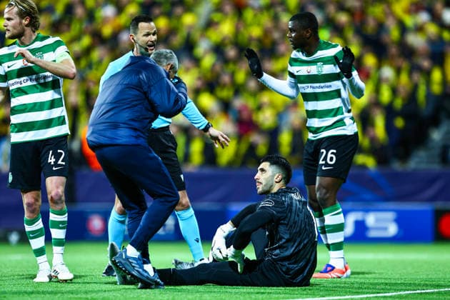 Football, Champions League 2025 2026 Bodo Glimt Sporting Lisbon Bodo 20260311 Sportings Rui Silva during the Champions League football match between Bodo Glimt and Sporting Lisbon at Aspmyra Stadium Photo Mats Torbergsen NTB Bodo Norway EDITORIAL USE ONLY RESTRICTED USE FOR BETTING COMPANIES  Copyright: xMatsxTorbergsenx xNTBx