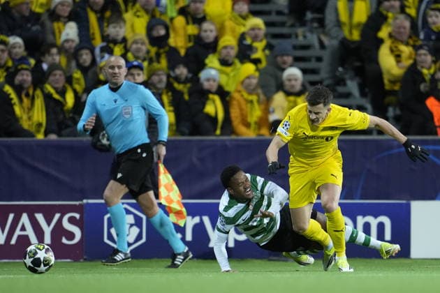 Football, Champions League 2025 2026 Bodo Glimt Sporting Lisbon Bodo, Norway 20260311 The Champions League football match between Bodo Glimt and Sporting Lisbon at Aspmyra stadium Photo Fredrik Varfjell NTB Bodo Norway EDITORIAL USE ONLY RESTRICTED USE FOR BETTING COMPANIES  Copyright: xFredrikxVarfjellx xNTBx