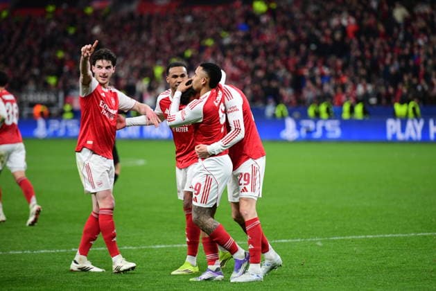 Leverkusen v Arsenal - UEFA Champions League LEVERKUSEN, GERMANY - MARCH 11: Kai Havertz&nbsp;(29) of Arsenal celebrates after scoring during the UEFA Champions League match between Leverkusen and Arsenal at BayArena in Leverkusen, Germany on March 11, 2026. Hesham Elsherif Anadolu Leverkusen Germany. Editorial use only. Please get in touch for any other usage.  Copyright: x2026xAnadoluxHeshamxElsherifx