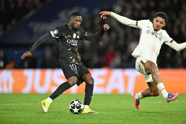 PSG v Chelsea - UEFA Champions League PARIS, FRANCE - MARCH 11: Ousmane Dembele of Paris Saint-Germain celebrates scoring his team s second goal during the UEFA Champions League 2025 26 Round of 16 First Leg match between Paris Saint-Germain FC and Chelsea FC at Parc des Princes in Paris, France on March 11, 2026. Mustafa Yalcin Anadolu Paris France. Editorial use only. Please get in touch for any other usage.  Copyright: x2026xAnadoluxMustafaxYalcinx