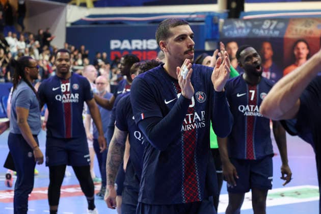 HANDBALL : Paris Saint Germain Vs SC Magdeburg - Ligue des Champions - 11 03 2026 Joie Paris Saint Germain - Mathieu Grebille (Paris Saint Germain) ParisFrance  Copyright: xMichaelxBaucherx