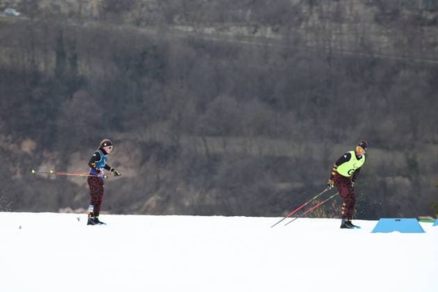 Milano Cortina 2026 Paralympic Winter games, Winterspiele,Spiele, Summer games - Para Cross-Country Skiing Leonie Walter und Guide Christian Krasman vom Team Deutschland beim Para Cross-Country Skiing Wettbewerb über 10km Interval bei Milano Cortina 2026 Paralympic Winter Games am 11.03.2026 *** Milano Cortina 2026 Paralympic Winter Games Para Cross Country Skiing Leonie Walter and guide Christian Krasman from Team Germany at the Para Cross Country Skiing competition over 10km Interval at Milano Cortina 2026 Paralympic Winter Games on 11 03 2026 Copyright: xBEAUTIFULxSPORTS MarcusxHartmannx