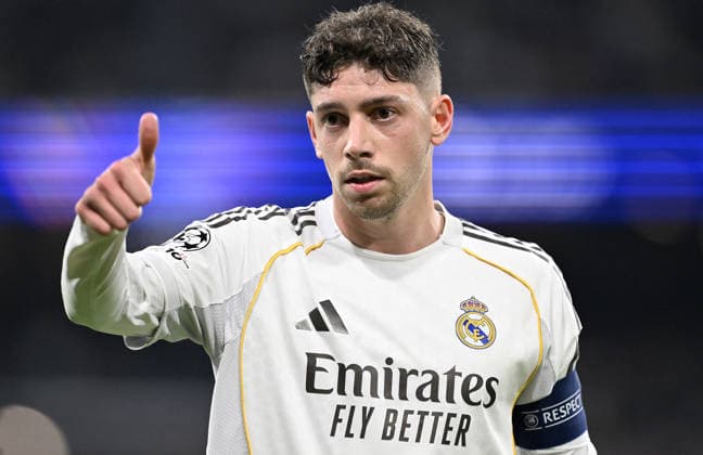 Real Madrid v Manchester City - UEFA Champions League MADRID, SPAIN - MARCH 11: Federico Valverde of Real Madrid in action during the UEFA Champions League round of 16 match between Real Madrid and Manchester City at the Bernabeu Stadium in Madrid, Spain, on March 11, 2026. Burak Akbulut Anadolu Madrid Spain. Editorial use only. Please get in touch for any other usage.  Copyright: x2026xAnadoluxBurakxAkbulutx