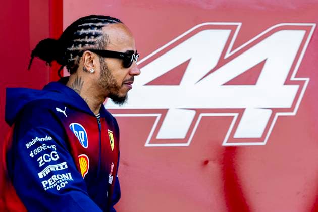 SHANGHAI - Formula 1 driver Lewis Hamilton of Scuderia Ferrari HP during the Formula 1 China Shanghai media day at the Schanghai International Circuit on March 12, 2025 in Shanghai, China. (Photo by DeFodi Images) -