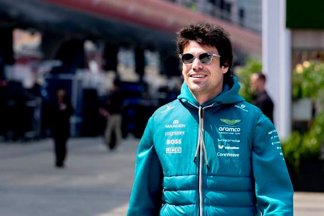 SHANGHAI ï¿½ Formula 1 driver Lance Stroll of Aston Martin Aramco Formula 1 Team during the Formula 1 China Shanghai media day at the Schanghai International Circuit on March 12, 2025 in Shanghai, China. (Photo by DeFodi Images) -