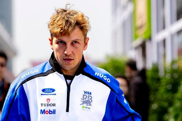 SHANGHAI ï¿½ Formula 1 driver Liam Lawson of Visa Cash App Racing Bulls Formula One Team during the Formula 1 China Shanghai media day at the Schanghai International Circuit on March 12, 2025 in Shanghai, China. (Photo by DeFodi Images) -