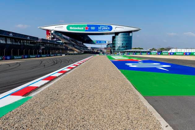 SHANGHAI - Overview of the circuit during the Formula 1 China Shanghai media day at the Shanghai International Circuit on March 12, 2025 in Shanghai, China. (Photo by DeFodi Images) -