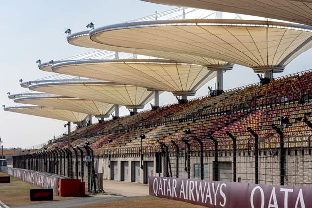 SHANGHAI - Overview of the circuit during the Formula 1 China Shanghai media day at the Shanghai International Circuit on March 12, 2025 in Shanghai, China. (Photo by DeFodi Images) -