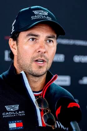SHANGHAI ï¿½ Formula 1 driver Sergio Pï¿½rez of Cadillac Formula 1 Team during the Formula 1 China Shanghai media day at the Shanghai International Circuit on March 12, 2025 in Shanghai, China. (Photo by DeFodi Images) -