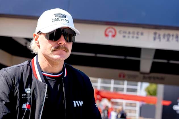 SHANGHAI ï¿½ Formula 1 driver Valtteri Bottas of Cadillac Formula 1 Team during the Formula 1 China Shanghai media day at the Shanghai International Circuit on March 12, 2025 in Shanghai, China. (Photo by DeFodi Images) -