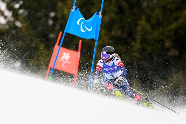 260312 Margaret Gustafson of United States competes in the women s para alpine giant slalom during day 6 of the Milano Cortina 2026 Winter Paralympic Games on March 12, 2026 in Cortina. Photo: Maxim Thore BILDBYRAN kod MT MT1020 alpint alpine skiing paralympic games paralympics paralympiska spel paralympiske leker vinter-paralympics winter paralympics milano cortina 2026 milano cortina 2026 winter paralympic games 6 bbeng storslalom *** 260312 Margaret Gustafson of United States competes in the women s para alpine giant slalom during day 6 of the Milano Cortina 2026 Winter Paralympic Games on March 12, 2026 in Cortina Photo Maxim Thore BILDBYRAN kod MT MT1020 alpint alpine skiing paralympic games paralympiska spel paralympiske leker vinter paralympics winter paralympics milano cortina 2026 milano cortina 2026 winter paralympic games 6 bbeng storslalom  Copyright: MAXIMxTHORE BB260312MT001