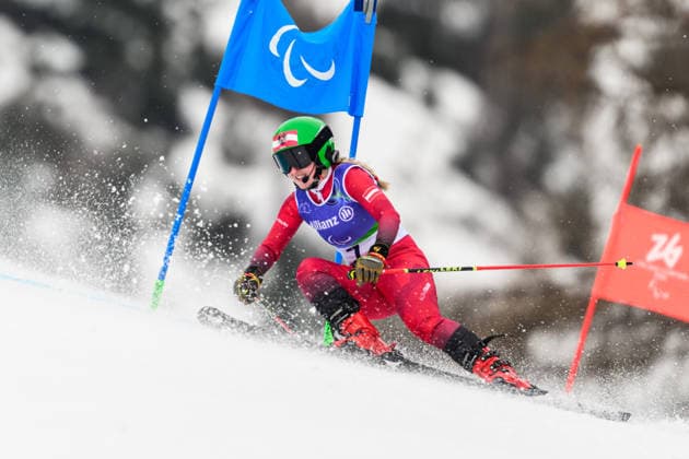 260312 Elina Stary of Austria competes in the women s para alpine giant slalom during day 6 of the Milano Cortina 2026 Winter Paralympic Games on March 12, 2026 in Cortina. Photo: Maxim Thore BILDBYRAN kod MT MT1020 alpint alpine skiing paralympic games paralympics paralympiska spel paralympiske leker vinter-paralympics winter paralympics milano cortina 2026 milano cortina 2026 winter paralympic games 6 bbeng storslalom *** 260312 Elina Stary of Austria competes in the women s para alpine giant slalom during day 6 of the Milano Cortina 2026 Winter Paralympic Games on March 12, 2026 in Cortina Photo Maxim Thore BILDBYRAN kod MT MT1020 alpint alpine skiing paralympic games paralympiska spel paralympiske leker vinter paralympics winter paralympics milano cortina 2026 milano cortina 2026 winter paralympic games 6 bbeng storslalom  Copyright: MAXIMxTHORE BB260312MT002