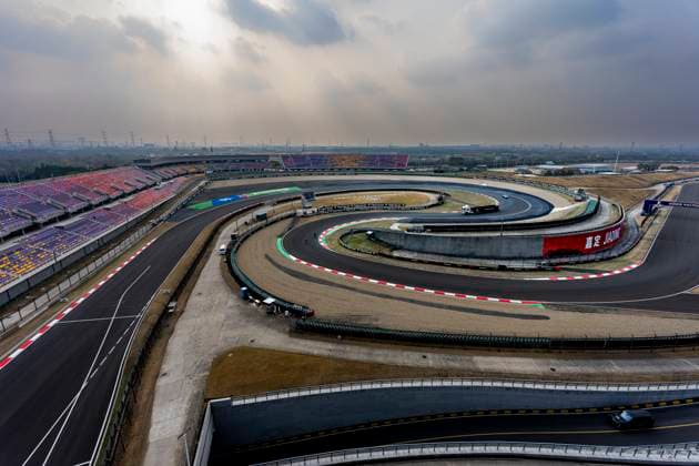 SHANGHAI - An overview of the first corners during the Formula 1 China Shanghai media day at the Shanghai International Circuit on March 12, 2025 in Shanghai, China. (Photo by DeFodi Images) -