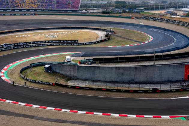 SHANGHAI - An overview of the first corners during the Formula 1 China Shanghai media day at the Shanghai International Circuit on March 12, 2025 in Shanghai, China. (Photo by DeFodi Images) -