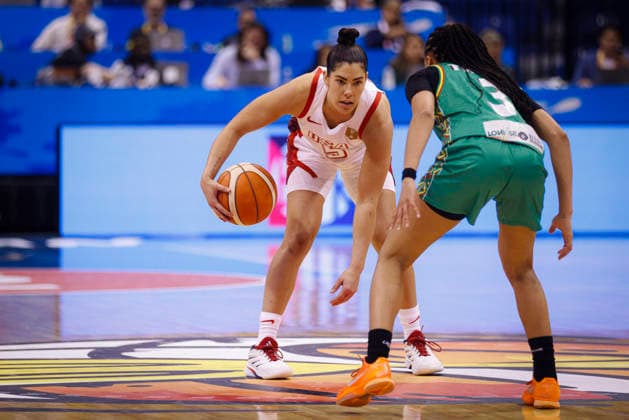 2026 World Cup Qualifying Tournament - USA Women s national team, Nationalteam V Senegal Kelsey Plum plays during the game at the 2026 FIBA World Cup Qualifying Tournament between USA and Senegal in San Juan, Puerto Rico, on March 11, 2026, at Coliseo Jose Miguel Agrelot. San Juan Puerto Rico  Copyright: xEdgardoxMedinax originalFilename:medinamillan-notitle260311_np1pQ.jpg