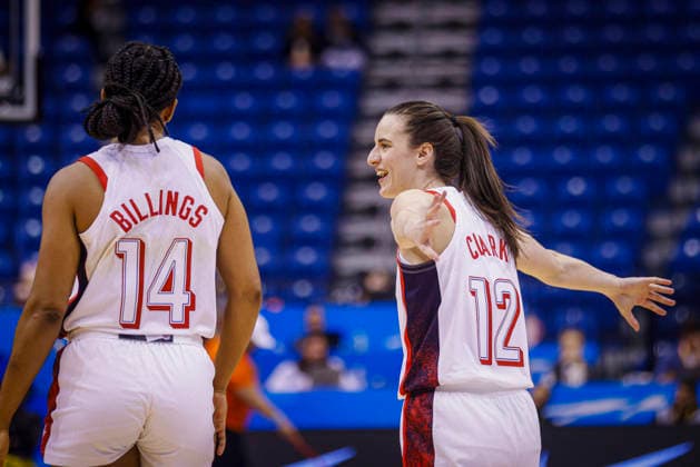 2026 World Cup Qualifying Tournament - USA Women s national team, Nationalteam V Senegal Caitlin Clark plays during the game at the 2026 FIBA World Cup Qualifying Tournament between USA and Senegal in San Juan, Puerto Rico, on March 11, 2026, at Coliseo Jose Miguel Agrelot. San Juan Puerto Rico  Copyright: xEdgardoxMedinax originalFilename:medinamillan-notitle260311_np9qG.jpg