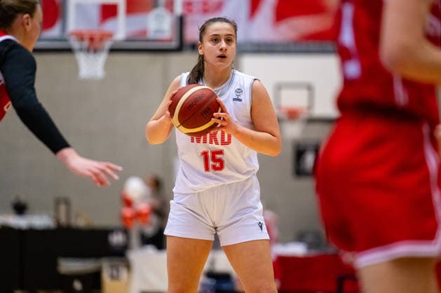 Denmark v North Macedonia, FIBA Women™s EuroBasket qualifiers, Gentofte, Denmark Gentofte, Denmark. 11th, March 2026. Tea Trajkovska (15) of North Macedonia seen during the FIBA Women™s Eurobasket qualifier match between Denmark and North Macedonia at Gentofte Hallen in Gentofte. Denmark, Gentofte  Copyright: xGonzalesxPhoto TobiasxJorgensenx