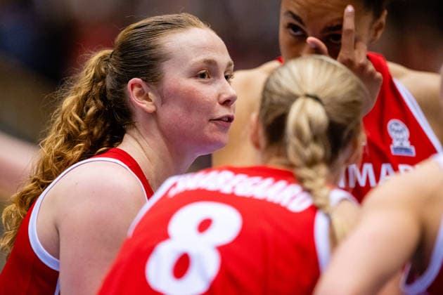 Denmark v North Macedonia, FIBA Women™s EuroBasket qualifiers, Gentofte, Denmark Gentofte, Denmark. 11th, March 2026. Frida Formann of Denmark seen during the FIBA Women™s Eurobasket qualifier match between Denmark and North Macedonia at Gentofte Hallen in Gentofte. Denmark, Gentofte  Copyright: xGonzalesxPhoto TobiasxJorgensenx