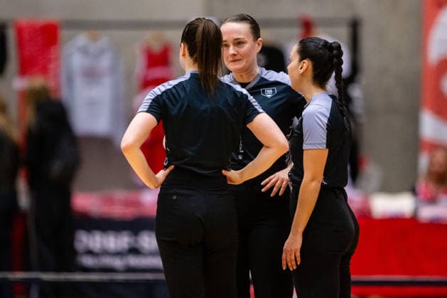 Denmark v North Macedonia, FIBA Women™s EuroBasket qualifiers, Gentofte, Denmark Gentofte, Denmark. 11th, March 2026. Referee Sara Mansson seen during the FIBA Women™s Eurobasket qualifier match between Denmark and North Macedonia at Gentofte Hallen in Gentofte. Denmark, Gentofte  Copyright: xGonzalesxPhoto TobiasxJorgensenx