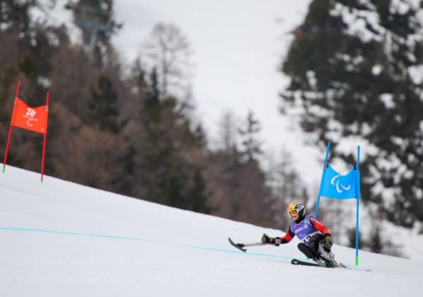 Milano Cortina 2026 Paralympic Winter games, Winterspiele,Spiele, Summer games - Para Alpine Skiing Anna-Lena Forster beim Para Alpine Skiing Giant-Slalom der Frauen bei Milano Cortina 2026 Paralympic Winter Games am 12.03.2026 *** Milano Cortina 2026 Paralympic Winter Games Para Alpine Skiing Anna Lena Forster in the womens Para Alpine Skiing Giant Slalom at the Milano Cortina 2026 Paralympic Winter Games on 12 03 2026 Copyright: xBEAUTIFULxSPORTS MarcusxHartmannx