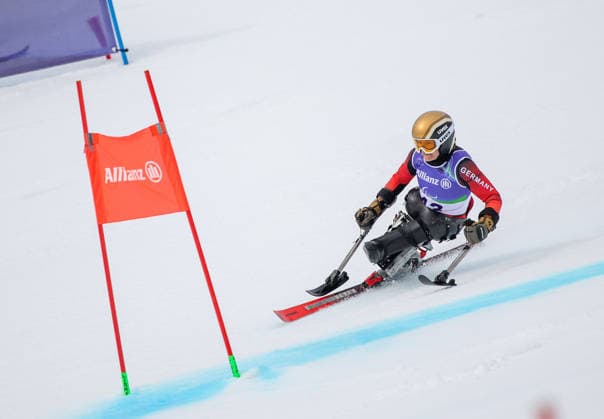 Milano Cortina 2026 Paralympic Winter games, Winterspiele,Spiele, Summer games - Para Alpine Skiing Anna-Lena Forster beim Para Alpine Skiing Giant-Slalom der Frauen bei Milano Cortina 2026 Paralympic Winter Games am 12.03.2026 *** Milano Cortina 2026 Paralympic Winter Games Para Alpine Skiing Anna Lena Forster in the womens Para Alpine Skiing Giant Slalom at the Milano Cortina 2026 Paralympic Winter Games on 12 03 2026 Copyright: xBEAUTIFULxSPORTS MarcusxHartmannx