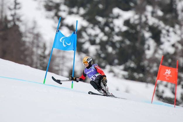 Milano Cortina 2026 Paralympic Winter games, Winterspiele,Spiele, Summer games - Para Alpine Skiing Anna-Lena Forster beim Para Alpine Skiing Giant-Slalom der Frauen bei Milano Cortina 2026 Paralympic Winter Games am 12.03.2026 *** Milano Cortina 2026 Paralympic Winter Games Para Alpine Skiing Anna Lena Forster in the womens Para Alpine Skiing Giant Slalom at the Milano Cortina 2026 Paralympic Winter Games on 12 03 2026 Copyright: xBEAUTIFULxSPORTS MarcusxHartmannx