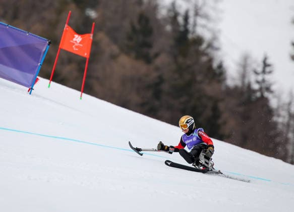 Milano Cortina 2026 Paralympic Winter games, Winterspiele,Spiele, Summer games - Para Alpine Skiing Anna-Lena Forster beim Para Alpine Skiing Giant-Slalom der Frauen bei Milano Cortina 2026 Paralympic Winter Games am 12.03.2026 *** Milano Cortina 2026 Paralympic Winter Games Para Alpine Skiing Anna Lena Forster in the womens Para Alpine Skiing Giant Slalom at the Milano Cortina 2026 Paralympic Winter Games on 12 03 2026 Copyright: xBEAUTIFULxSPORTS MarcusxHartmannx
