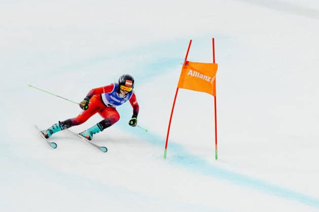 PARALYMPICS - Winter Paralympics Milano Cortina 2026 CORTINA D AMPEZZO,ITALY,12.MAR.26 - PARALYMPICS, ALPINE SKIING - Paralympic Winter games, Winterspiele,Spiele, Summer games Milano Cortina 2026, giant slalom, women. Image shows Veronika Aigner (AUT).  GEPAxpictures xMatthiasxTrinkl