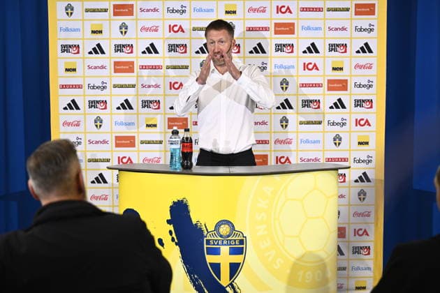 STOCKHOLM, SWEDEN 20260312 Press meeting with Graham Potter who will continue as national football team captain until 2030. STOCKHOLM SWEDEN x10080x