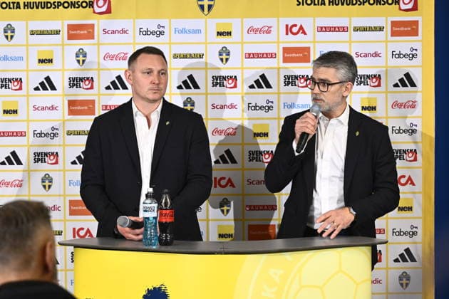 STOCKHOLM, SWEDEN 20260312 The Swedish Football Association s football director Kim Källström during a press conference, PK, Pressekonferenz in connection with the announcement that Graham Potter will continue as national football team captain until 2030. STOCKHOLM SWEDEN x10080x Copyright: xFredrikxSandberg TTx KIM KÄLLSTRÖM