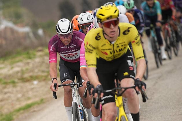 Van Der Poel Mathieu Of Alpecin-Premier Tech during the 213-kilometer Stage 4 of the Tirreno-Adriatico cycling race from Tagliacozzo to Martinsicuro - Italy,- Thursday, March 12, 2026. - cycling .  Copyright: xMarcoxAlpozzi LaPressex
