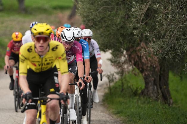 Van Der Poel Mathieu Of Alpecin-Premier Tech during the 213-kilometer Stage 4 of the Tirreno-Adriatico cycling race from Tagliacozzo to Martinsicuro - Italy,- Thursday, March 12, 2026. - cycling .  Copyright: xMarcoxAlpozzi LaPressex