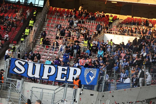 FBL- UEFA Europa League Round of 16 first leg 2025-26 VfB Stuttgart - FC Porto FC Porto Supporters before the UEFA Europa League Round of 16 first leg soccer match between VfB Stuttgart and FC Porto at the Stuttgart Arena in Stuttgart, Germany, March 12, 2026 Copyright: JoaquimxFerreira
