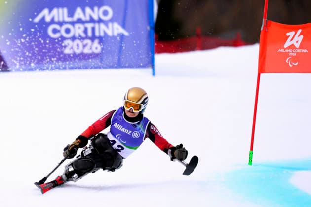 FORSTER Anna Lena Team GER 1.PLatz Ski Alpine Riesen Slalom sitzend Frauen in Cortina Paralympische Winterspiele 2026 Cortina - Milano am 12.03.2026 in Cortina *** FORSTER Anna Lena Team GER 1 PLatz Ski Alpine Giant Slalom sitting women in Cortina Paralympic Winter Games 2026 Cortina Milano on 12 03 2026 in Cortina Copyright: xLacixPerenyix