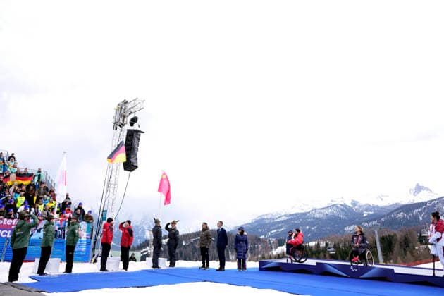FORSTER Anna Lena Team GER 1.PLatz Ski Alpine Riesen Slalom sitzend Frauen in Cortina Paralympische Winterspiele 2026 Cortina - Milano am 12.03.2026 in Cortina *** FORSTER Anna Lena Team GER 1 PLatz Ski Alpine Giant Slalom sitting women in Cortina Paralympic Winter Games 2026 Cortina Milano on 12 03 2026 in Cortina Copyright: xLacixPerenyix