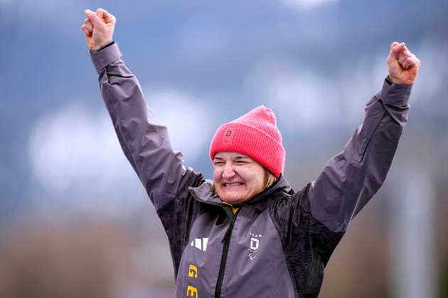 FORSTER Anna Lena Team GER 1.PLatz Ski Alpine Riesen Slalom sitzend Frauen in Cortina Paralympische Winterspiele 2026 Cortina - Milano am 12.03.2026 in Cortina *** FORSTER Anna Lena Team GER 1 PLatz Ski Alpine Giant Slalom sitting women in Cortina Paralympic Winter Games 2026 Cortina Milano on 12 03 2026 in Cortina Copyright: xLacixPerenyix