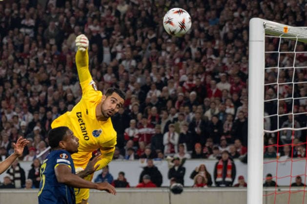 Torwart Diogo Costa (FC Porto). xettx, Deutschland, Stuttgart, 12.03.2026, Fussball, UEFA Europa League: VfB Stuttgart vs FC Porto, Saison 2025 2026, Achtelfinale, MHP Arena