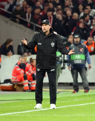 12.03.26 VfB Stuttgart - FC Porto Deutschland, Stuttgart, 12.03.2026, Fussball, UEFA Europa League, Achtelfinale, VfB Stuttgart - FC Porto: Sebastian Hoeneß (Trainer VfB Stuttgart).