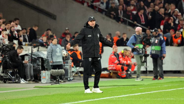 12.03.26 VfB Stuttgart - FC Porto Deutschland, Stuttgart, 12.03.2026, Fussball, UEFA Europa League, Achtelfinale, VfB Stuttgart - FC Porto: Sebastian Hoeneß (Trainer VfB Stuttgart).
