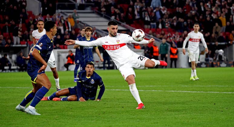 12.03.26 VfB Stuttgart - FC Porto Deutschland, Stuttgart, 12.03.2026, Fussball, UEFA Europa League, Achtelfinale, VfB Stuttgart - FC Porto: Deniz Undav (VfB Stuttgart); Tor 1:2 Undav.
