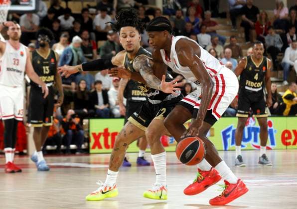 BASKET ASM-OLYMPICAOS 12-03-26 PHOTOPQR NICE MATIN Jean François Ottonello ; Monaco ; 12 03 2026 ; AS MONACO vs OLYMPIACOS PIREE - 31e journee Euroligue de basket 25 26 - 32 Matthew Strazel Monaco France  Copyright: xPHOTOPQR NICExMATIN MAXPPPxJeanxFrançoisxOttonellox 20260312NIM2357 20260312NIM2357