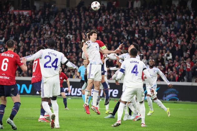 FOOTBALL : LOSC Lille vs Aston Villa FC - UEFA Europa League - 12 03 2026 Action du LOSC lors du match LOSC Lille vs Aston Villa FC, UEFA Europa League 8eme de finale aller, Decathlon Arena stade Pierre Mauroy, le 12 mars 2026 - photo Laurent Sanson PsnewZ  Copyright: xLaurentxSANSONx xPsnewZx