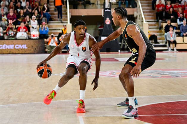 BASKET-BALL : AS Monaco VS Olympiakos - Turkish Airlines EuroLeague - 12 03 2026 Frank Ntilikina (Olympiakos) - Turkish Airlines EuroLeague match between AS Monaco and Olympiakos on March 12, 2026 at the Gaston-MÃ decin sports hall in Monaco MonacoMonaco  Copyright: xWilliamxCannarellax