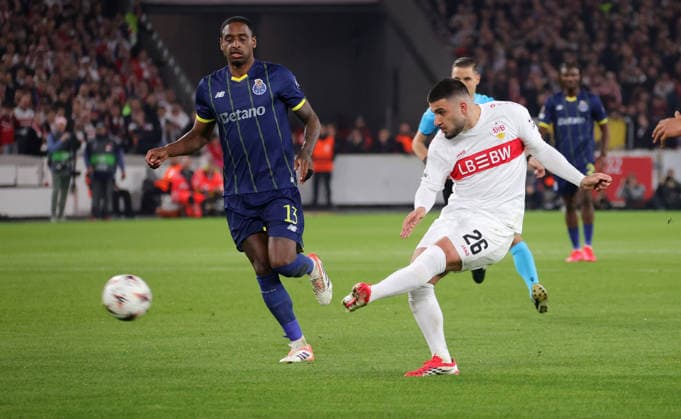 12.03.2026, Stuttgart, Fußball UEFA Europa League, Saison 2025-2026, VfB Stuttgart vs. FC Porto, Deniz Undav (VfB)
