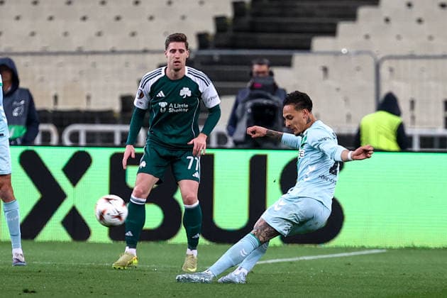 Panathinaikos F.C. v Real Betis UEFA Europa League Antony of Real Betis during the UEFA Europa League Round of 16 First Leg match at the Olympic Stadium (Greece), Marousi 12 03 2026 UK Newspapers OUT Copyright: xYannisxHalasx FIL-23117-0047
