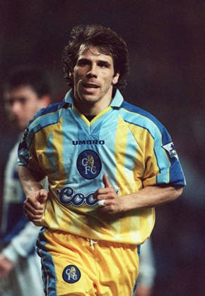 Blackburn Rovers V Chelsea, Premier League Gianfranco Zola of Chelsea in action during the Premier League match between Blackburn Rovers and Chelsea at Ewood Park on November 16, 1996 in Blackburn, England. Blackburn Ewood Park England United Kingdom Copyright: xAllstarxPicturexLibraryxLtdx