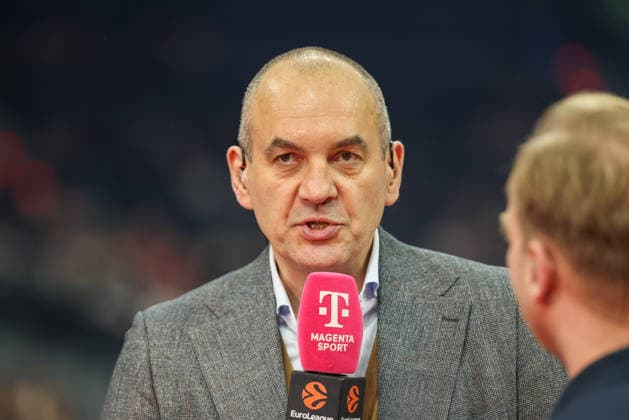 Dragan Tarlac (FC Bayern Basketball, Geschaeftsfuehrer , GER, FC Bayern Basketball vs. Anadolu Efes Istanbul, Basketball, Euroleague, 31. Spieltag, Saison 2025 2026, 12.03.2026, GER, FC Bayern Basketball vs. Anadolu Efes Istanbul, Basketball, Euroleague, 31. Spieltag, Saison 2025 2026, 12.03.2026 Muenchen Copyright: xEibner-Pressefoto JennixMaulx EP_JML