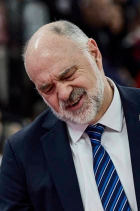 Turkish Airlines EuroLeague Basketball, FC Bayern Munich Basketball vs Anadolu Efes Istanbul, München FC Bayern Basketball, Munich FC Bayern Basketball, Istanbul Anadolu Efes, 2026-03-12 in München (SAP Garden) LASO Pablo (Anadolu Efes Istanbul Headcoach EFSHC) sportworld München SAP Garden Bayern Deutschland